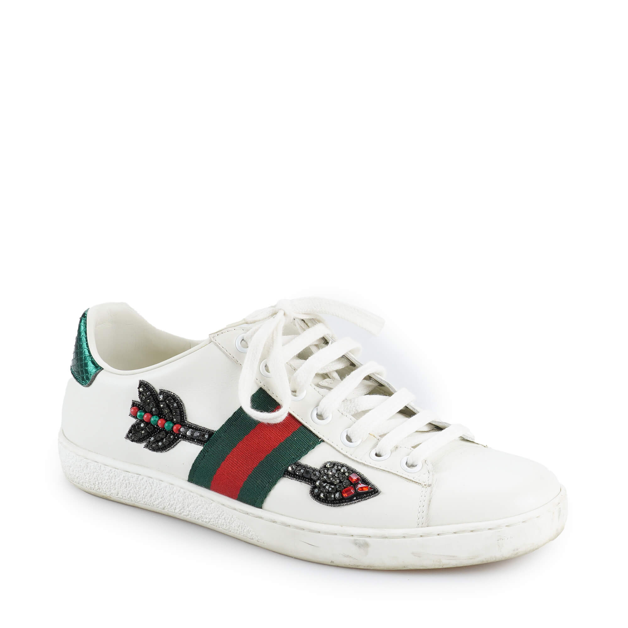 gucci white dragon ace sneakers